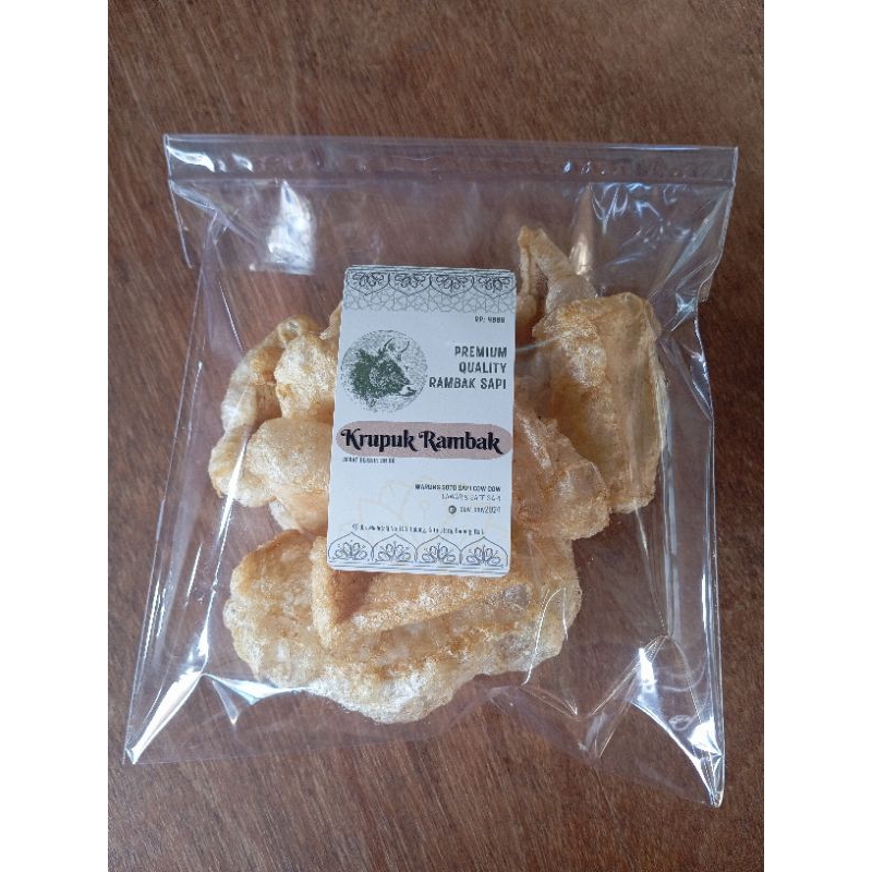 

Krupuk rambak sapi cow cow