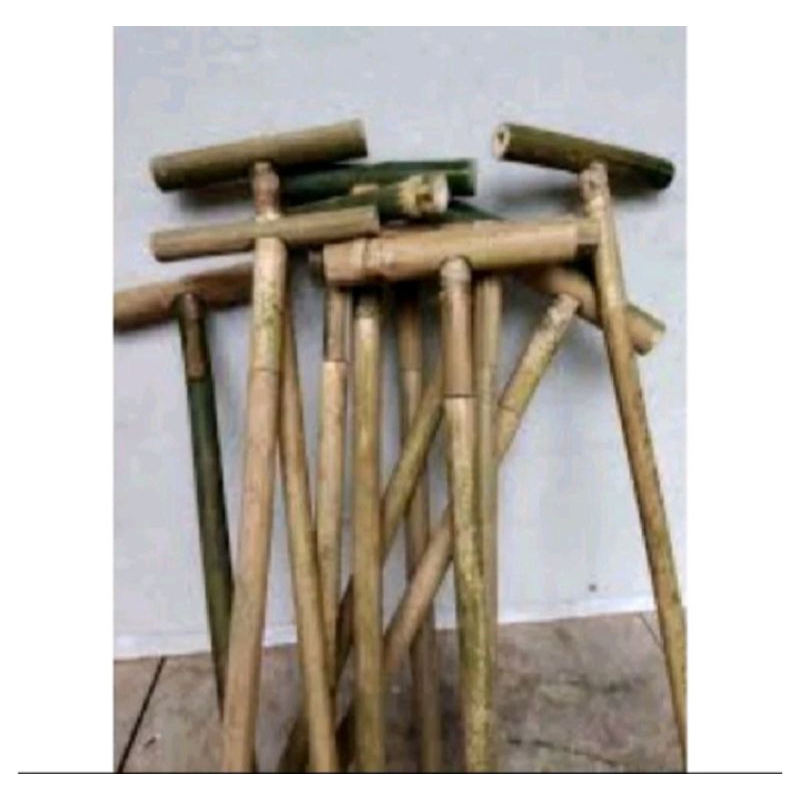 Mainan Tradisional Pletokan Tembakan Bambu