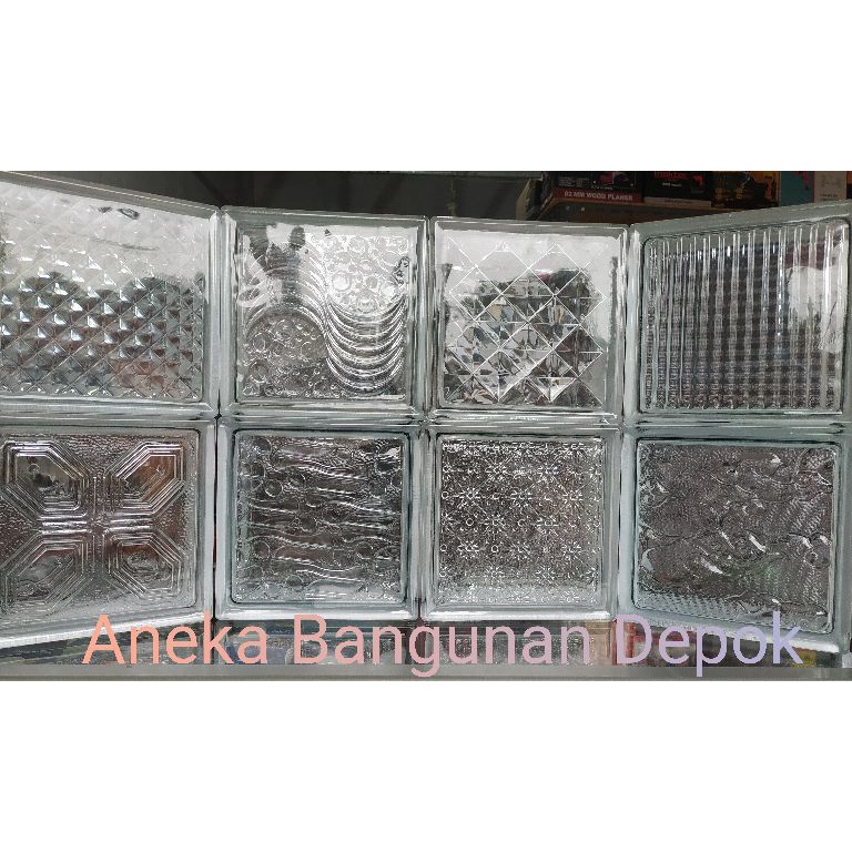 Harga TERMURAAH GLASS BLOCK Dinding Merk MULIA  Blok Kaca  Roster Kaca Via GrabGOSEND