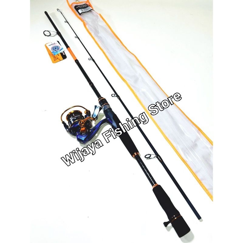 Set Pancing Spinning Joran Daido Ares Attack 180 dan Reel Indigo Madai