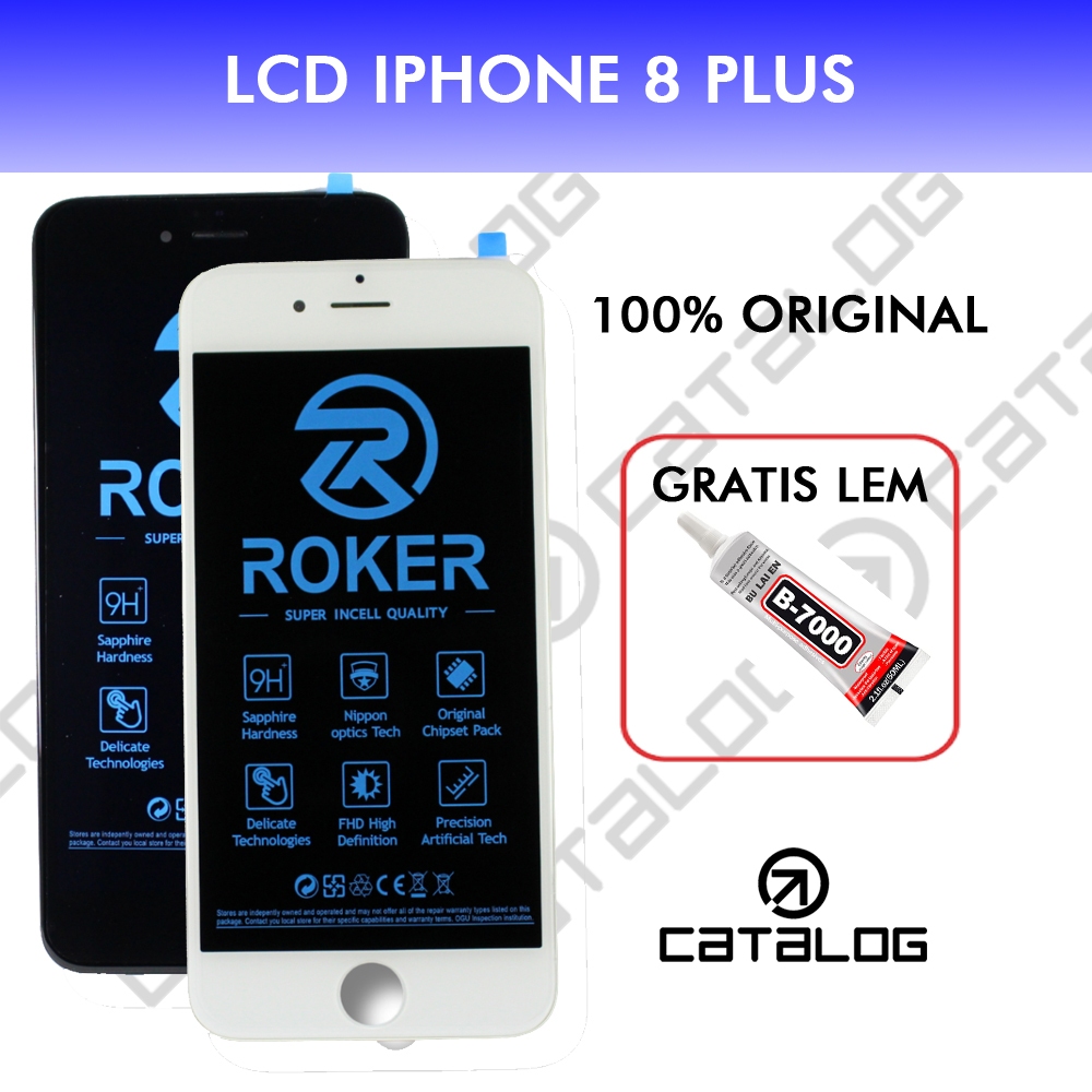 ORIGINAL ROKER LCD IPHONE 8 PLUS FULLSET
