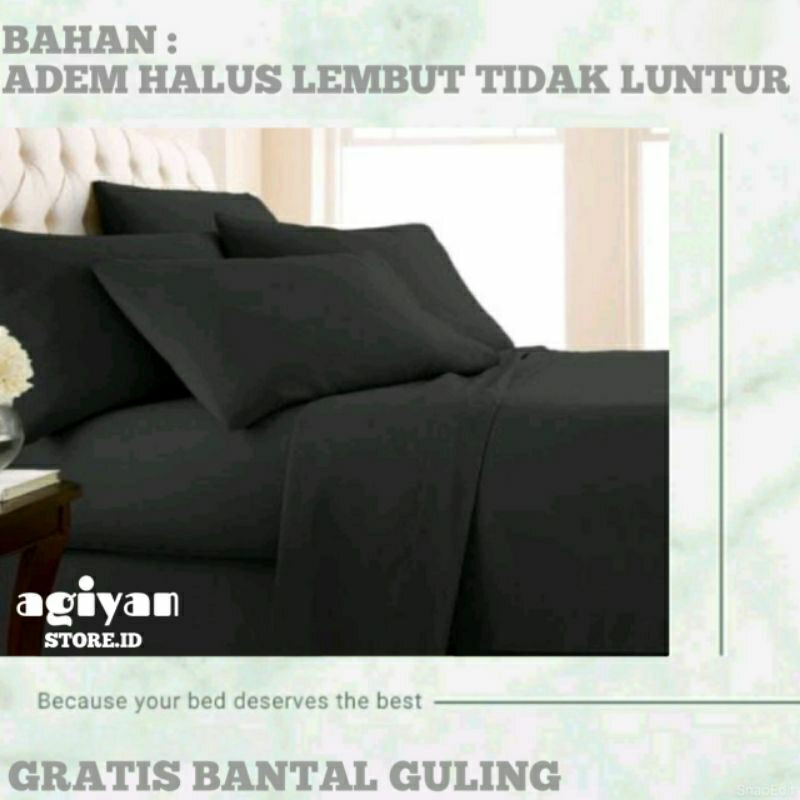 sprei polos aesthetic / sprei polos hitam / sprei polos halus / sprei polos set / sprei polos abu / 