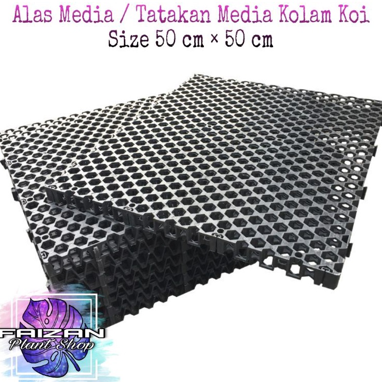 tatakan media filter kolam koi alas media chamber kolam koi 5cm  5cm