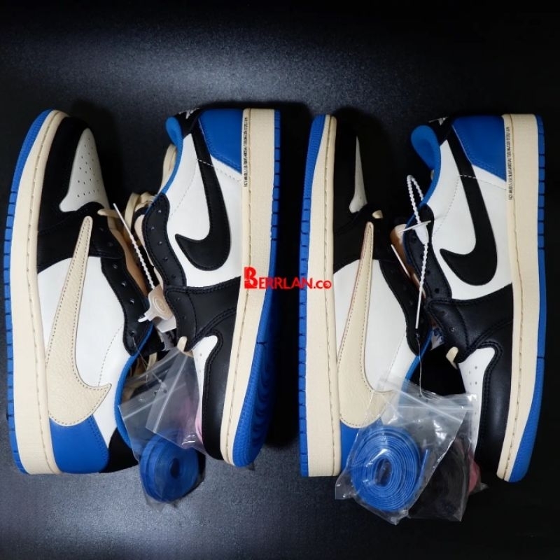 Jordan 1 Low Fragment Desain X Travis Scott