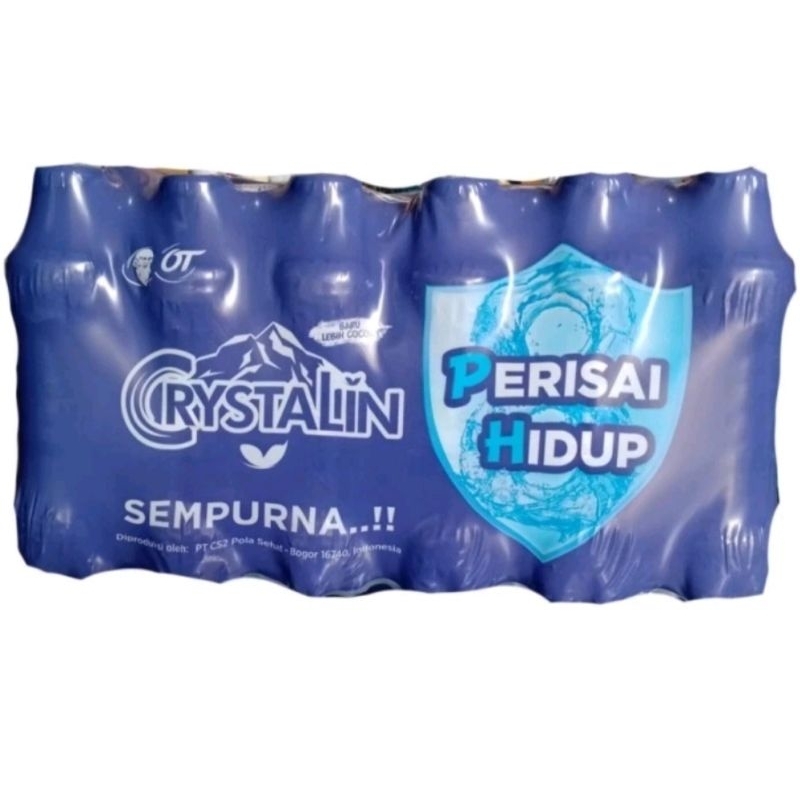 

CRYSTALLIN Air Mineral Botol 600 ml 1 dus isi 24 pcs