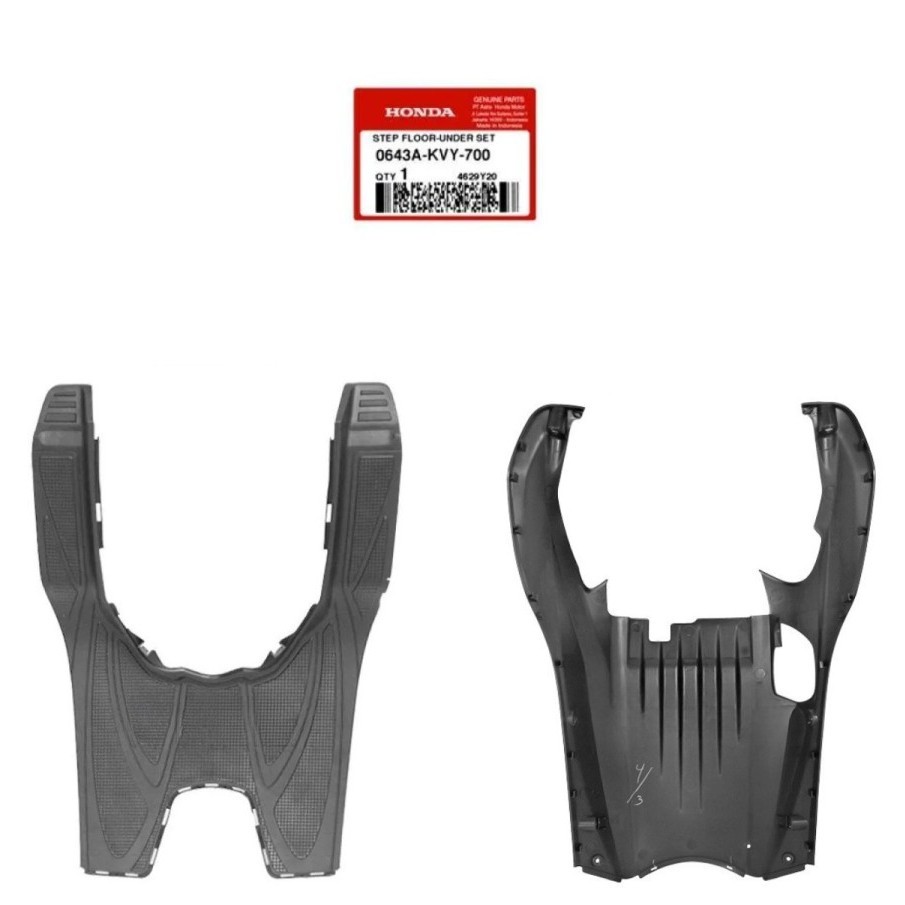 Step Floor / Alas Kaki Atas + Cover Dek Kolong Bawah / Alas Kaki Bawah / Cover Step Floor dan Cover 