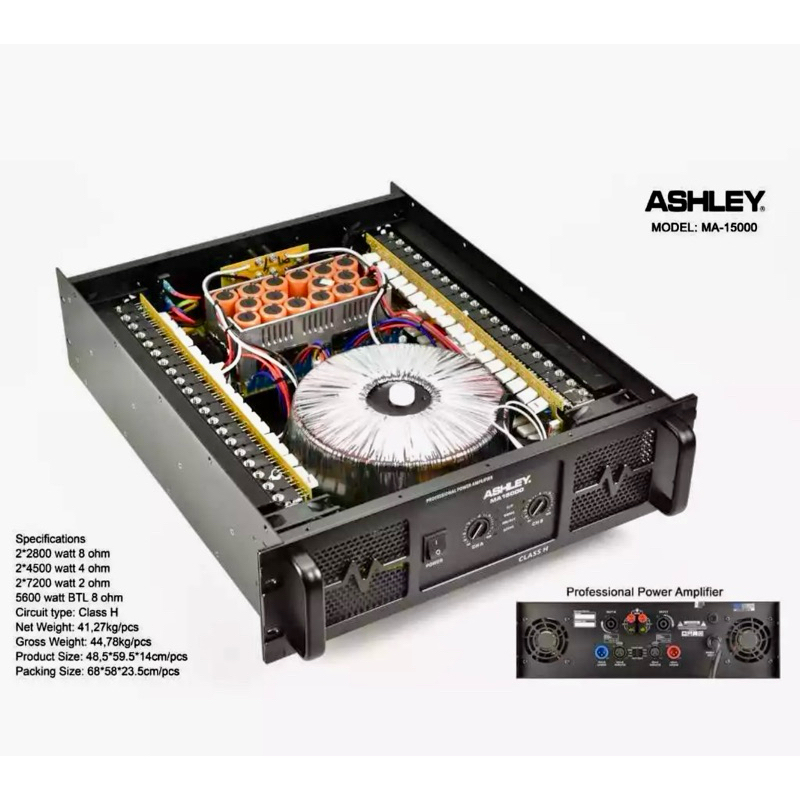 POWER ASHLEY MA 15000 CLAS H SUB BARU / Power Ashley Ma 15000 class H / Power Ashley MA 15000 Clas H