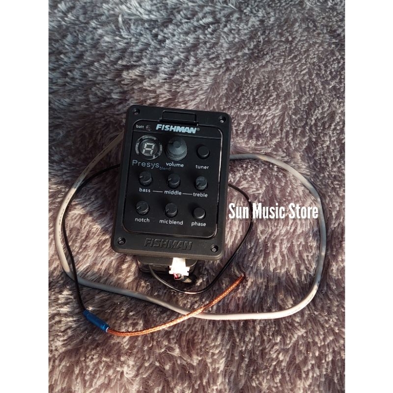 Preamp Fishman Presys Blend Mic dan Tunner - Preamp Fishman Mic Blend - Fishman Presys Blend - Fishm