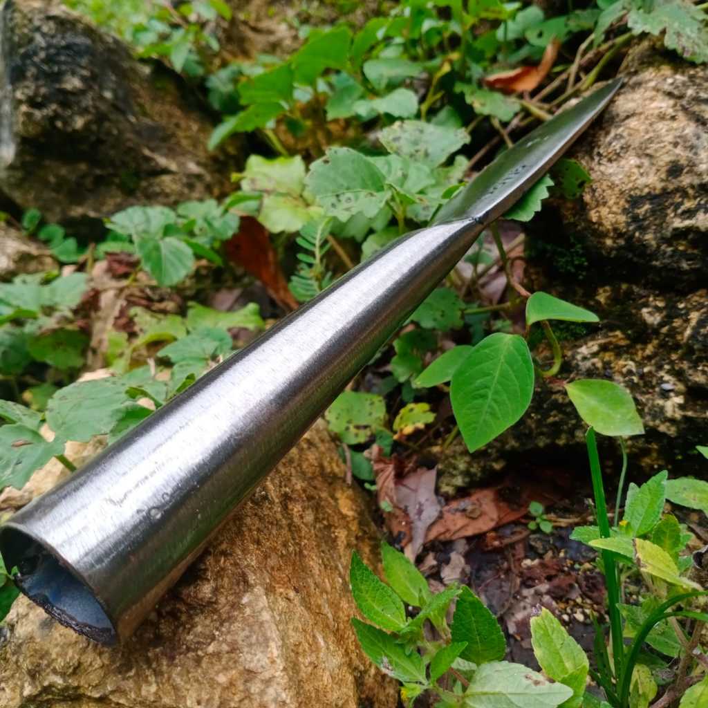 mini pisau dapur baja high carbon fulltang