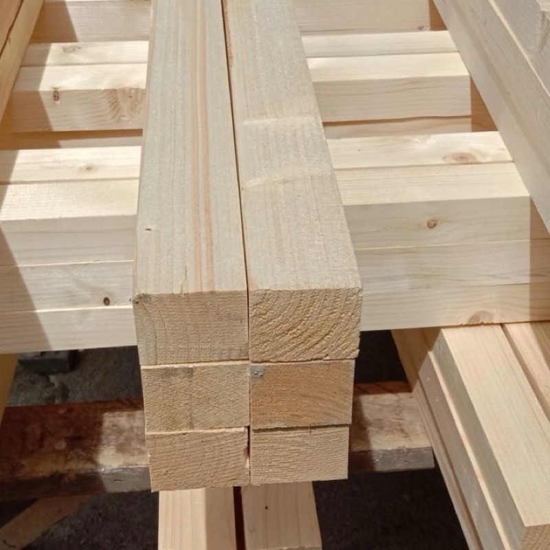 kayu jati belanda list 2x2cm serut mulus