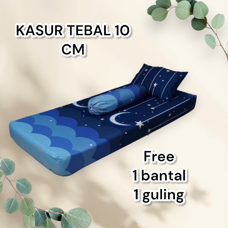 Kasur Paket Anak kost Tebal 10 cm Free bantal Guling anti kempes Matras Furniture