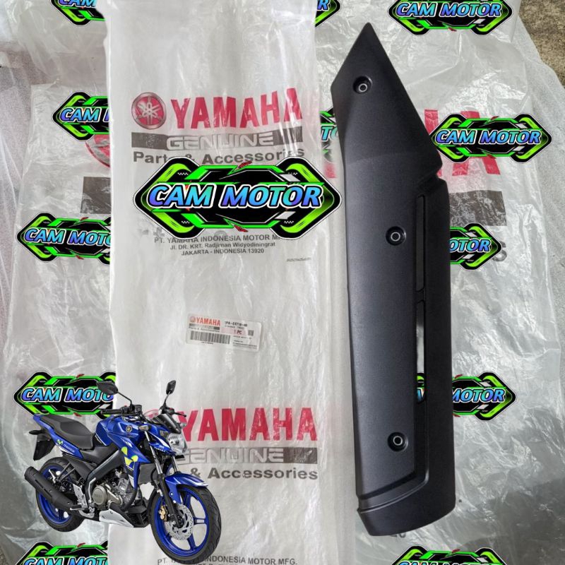 TAMENG KNALPOT COVER KNALPOT VIXION NEW NVL NVA ORIGINAL YAMAHA 1PA-E4718-00