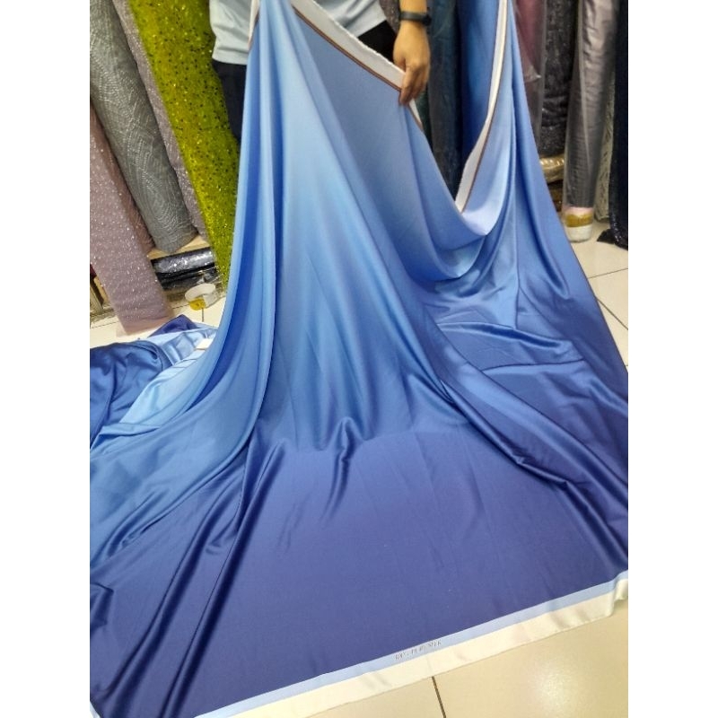 Kain arrmani silk Gradasi Ombre Terbaru Murah/Kain Gradasi Silk