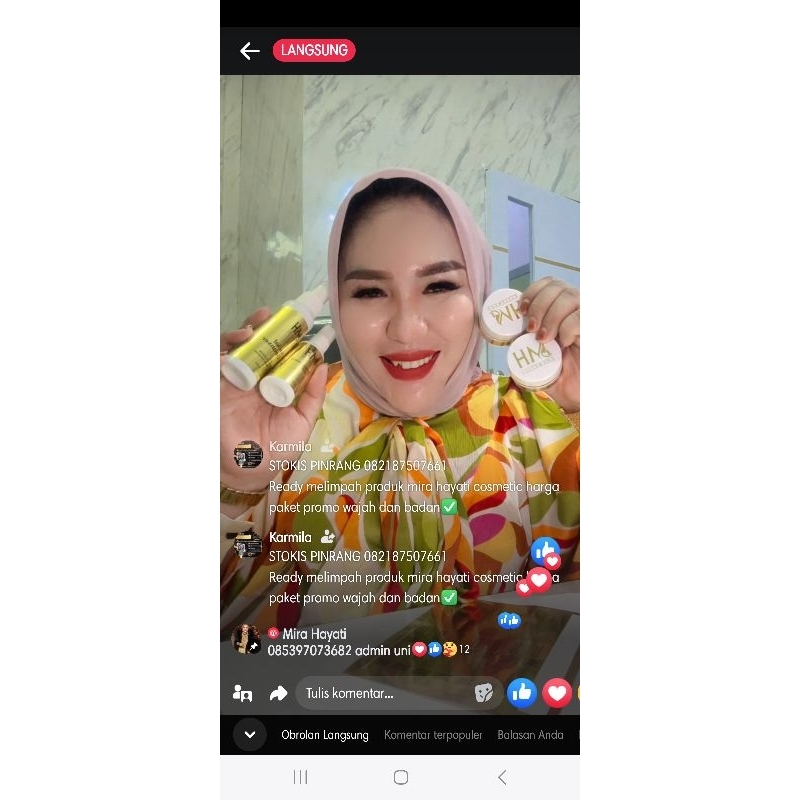 10 PAKET PREMIUM MH COSMETICS FREE 1 PAKET