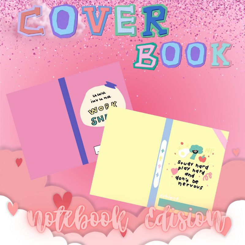

PINKIES | COVER BOOK SAMPUL BUKU PEBUTUP BUKU AESTHETIC NOTEBOOK EDISION UKURAN BIGGBOS / A5