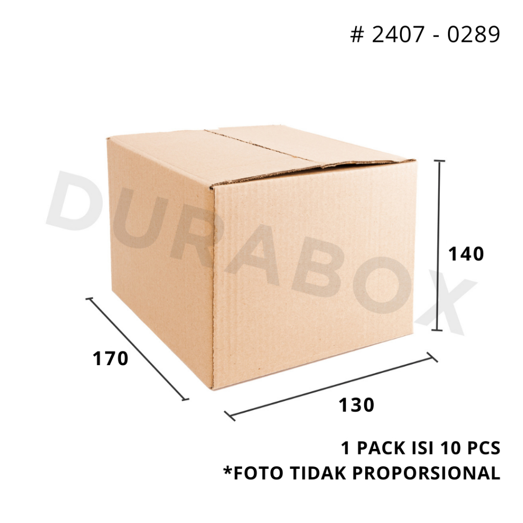 

17 x 13 x 14 cm A1 | KARDUS / KARTON BOX CORRUGATED - KEMASAN / PACKAGING / PACKING MAKANAN | #2407-0289
