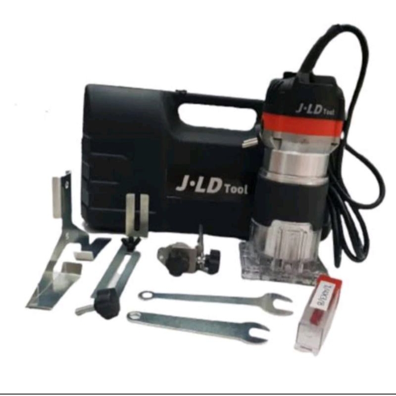 JLD MT370 Mesin profil JLD KAYU koper mesin profil kayu trimmer Router MT370 watt450 mesin