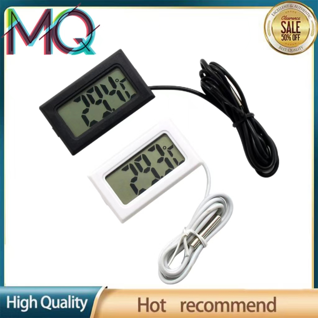 MQ Termometer Digital Thermometer Pengukur Suhu Air Aquarium Aquascape Mesin tetas Telur Inkubator
