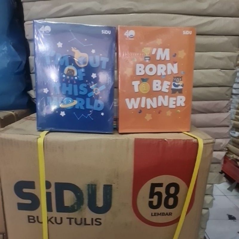 

Buku Tulis 58SIDU Sinar Dunia SIDU 58 lembar - 1pack isi 10buku