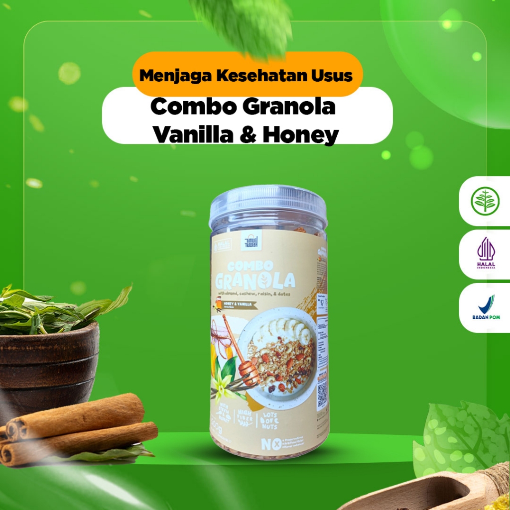 

TIMUR TENGAH - Combo Granola Vanilla & Honey - Granola Timur Tengah Sereal 500GR