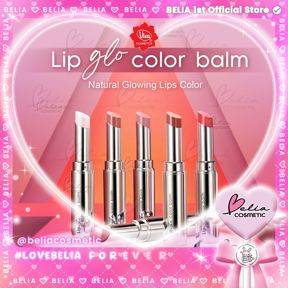 ❤ BELIA ❤ Red-A Lip Glo Color Balm 3 in 1 - LIPBALM, LIPGLOSS & LIPSTICK | Super moisturize | Health