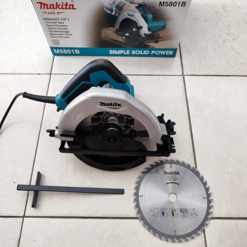 Mesin Gergaji Potong Pemotong Kayu Sirkel Serkel Circle Circular Saw Makita M5801B M 5801 B