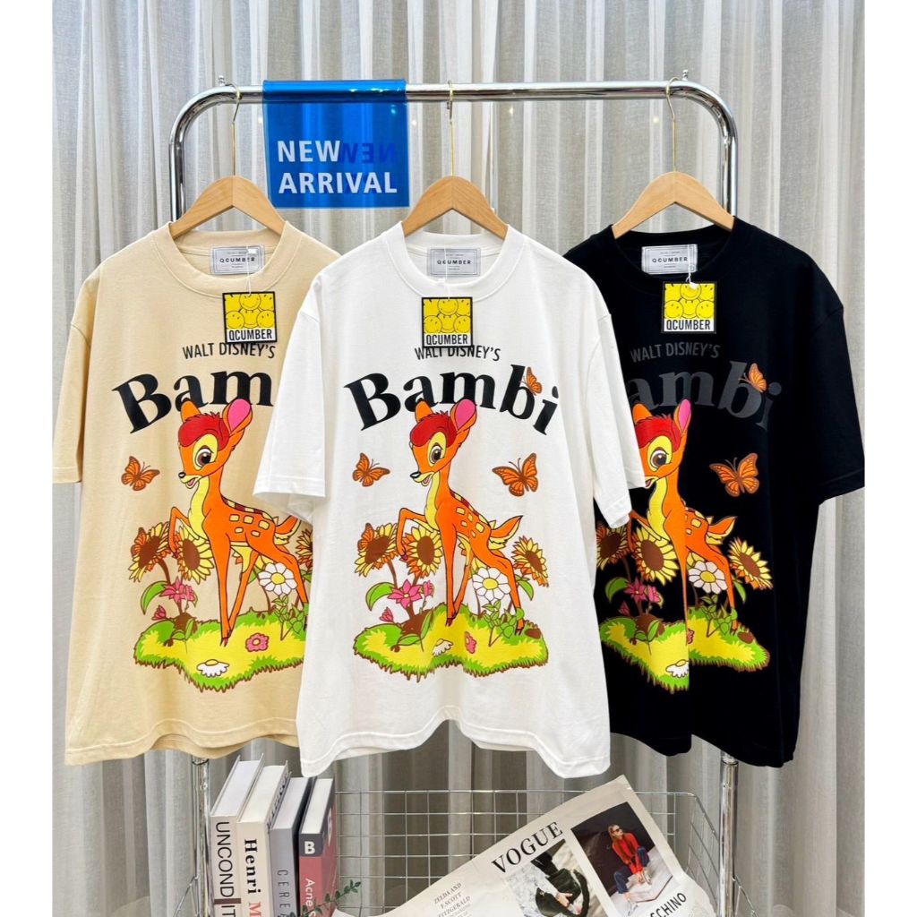 ATASAN WANITA QCUMBER TEE - BAMBI