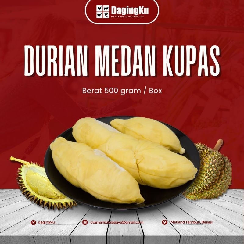 

Durian Kupas Medan 500Grm/Durpas medan 500grm