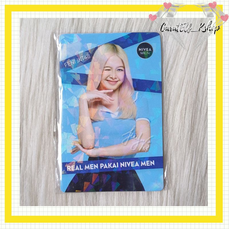 Photocard Nivea Men X Jkt48 Feni