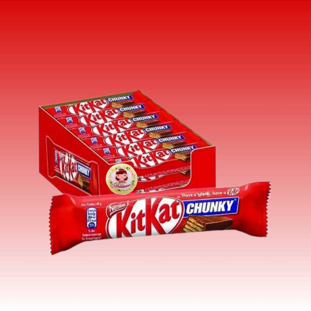 

.12 Pcs Nestle KitKat Chunky Milk Chocolate 38gr ( SCP )