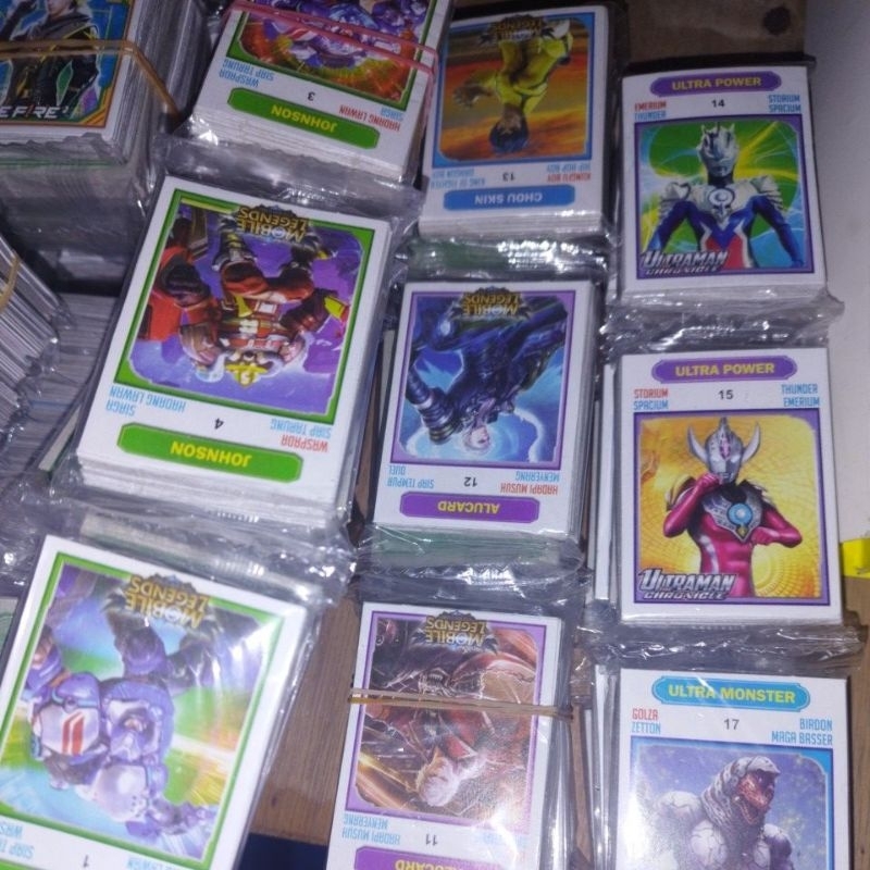 Gambaran / kartu Kwartet DG Jumbo