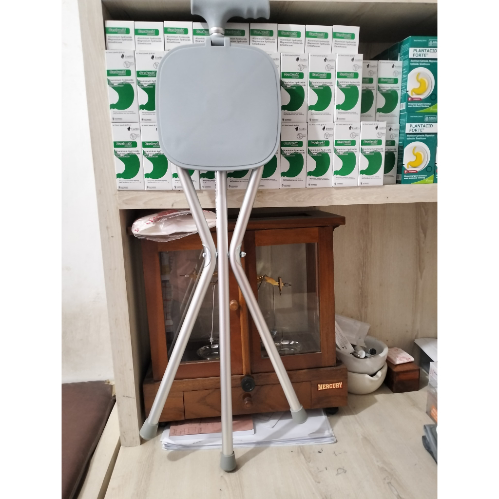 Apotek Jamal || Tongkat Kursi Lipat, Tongkat Kursi, Tongkat Kursi Lipat Orang tua,Tongkat Kursi Shol