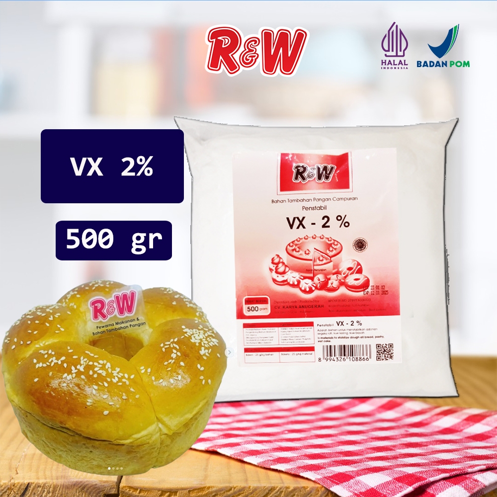 

VX 2% Pengembang Kue Rajawali R&W RW 500 gr