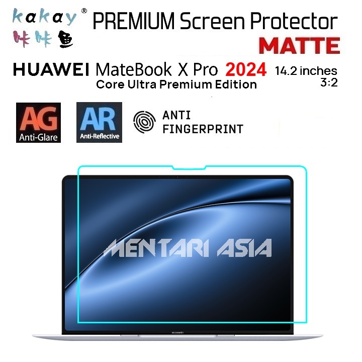 Screen Protector HUAWEI MateBook X Pro 14.2" (2024) - KAKAY Premium MATTE Anti Fingerprint