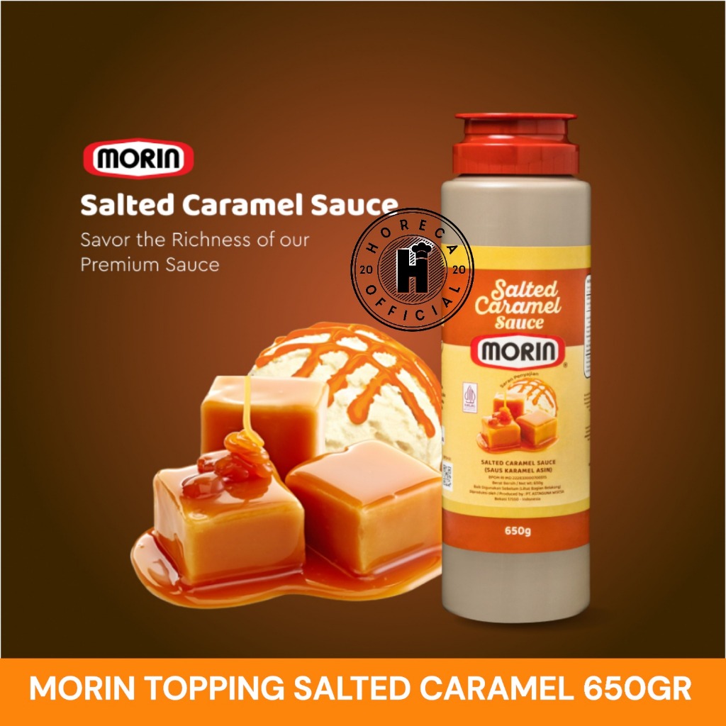 

NG MORIN TOPPING SALTED CARAMEL SAUCE 650G / MORIN TOPING SAUS SALTED CARAMEL 650 Gram