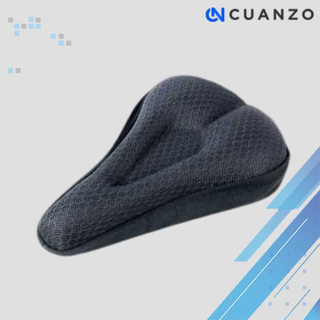 Cover Penutup Jok Sepeda Cushion Breathable Mesh Silicone / Cover Sarung Bantal Bantalan Tempat Dudu