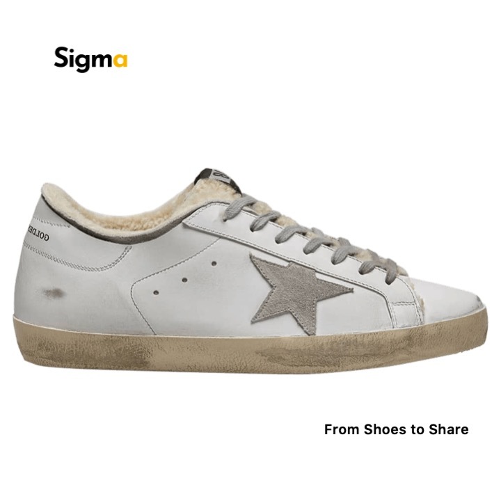 Sneakers Golden Goose Superstar Distressed White