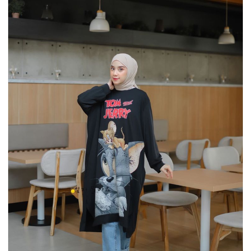 MIDI DRESS KAOS IMPORT PREMIUM TOM JERRY