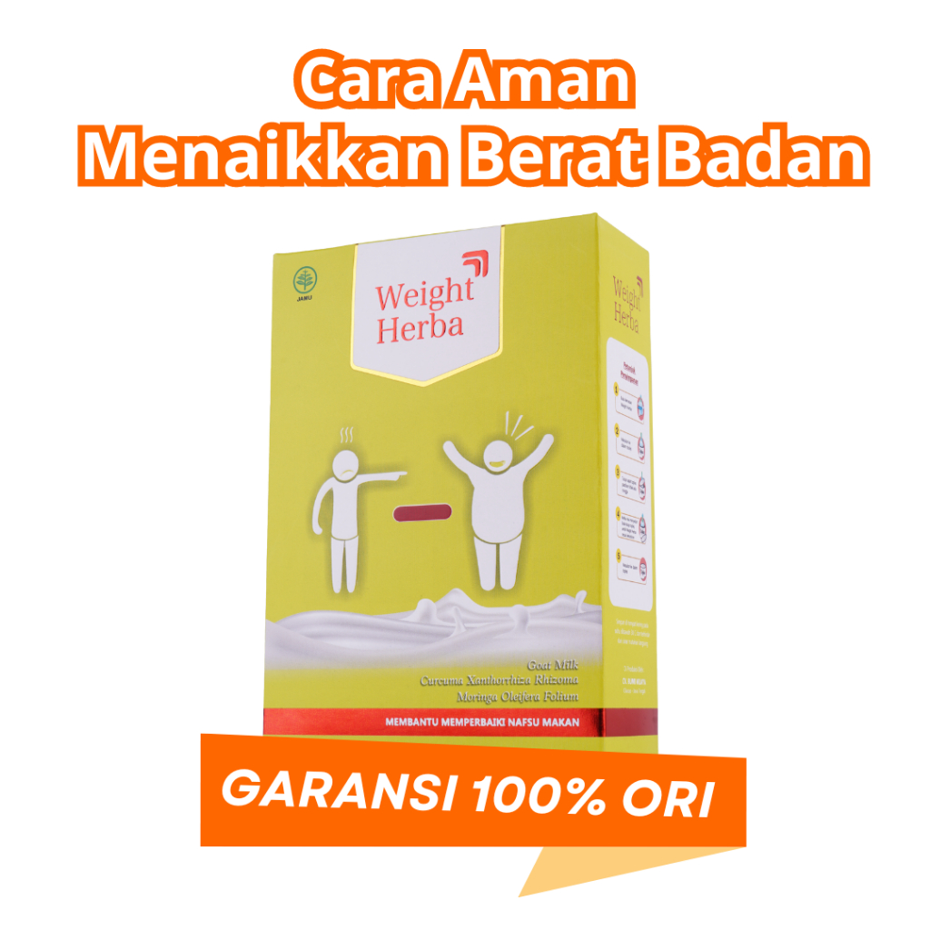 

Weight Herba Susu Penambah Berat Badan Original Tanpa Gula isi 200 gram