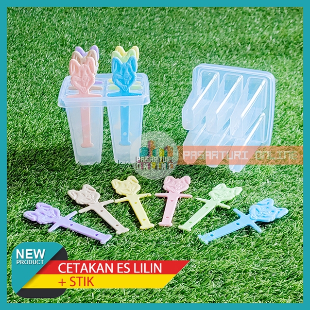 ES LILIN + STIK / Cetakan Es Lilin / Es Krim Ganepo