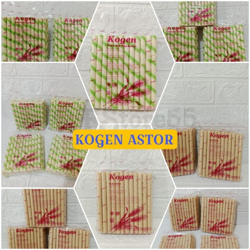 

ASTOR KHONG GUAN / KOGEN WAFER STICK SUSU / KOGEN COCONUT KELAPA / KOGEN STICK POLOS KHONG GUAN 200GR