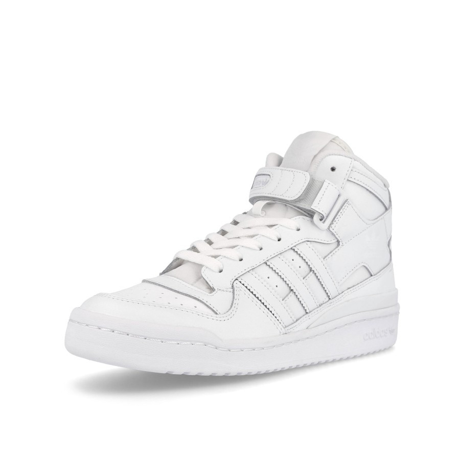 SEPATU CASUAL COWO Adidas Forum Mid White FY4975