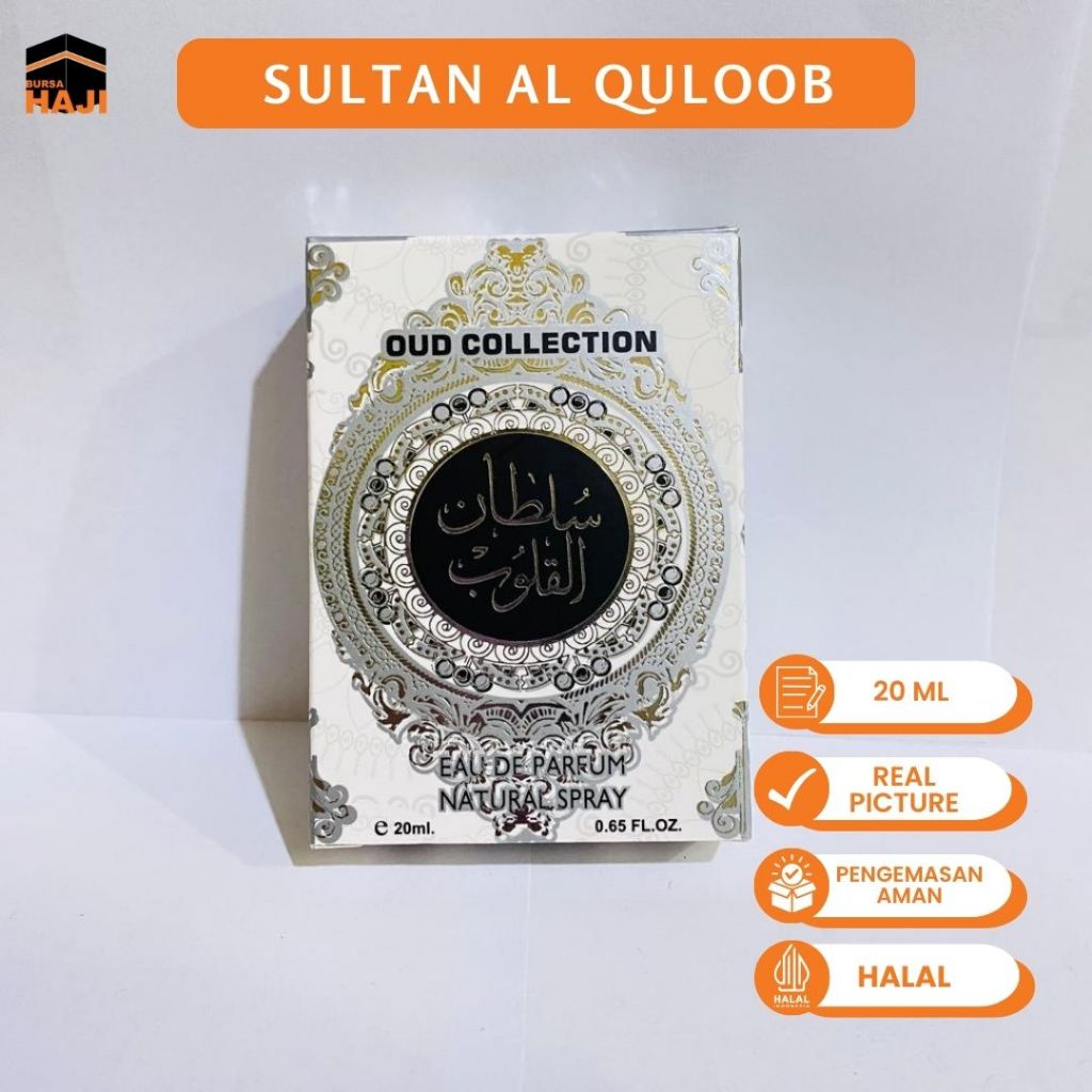 Parfum Dubai SULTAN AL QULOOB Ard Al Zaafaran Pocket 20ml Aroma Oud Lengkap Khas Saudi Timur Tengah 