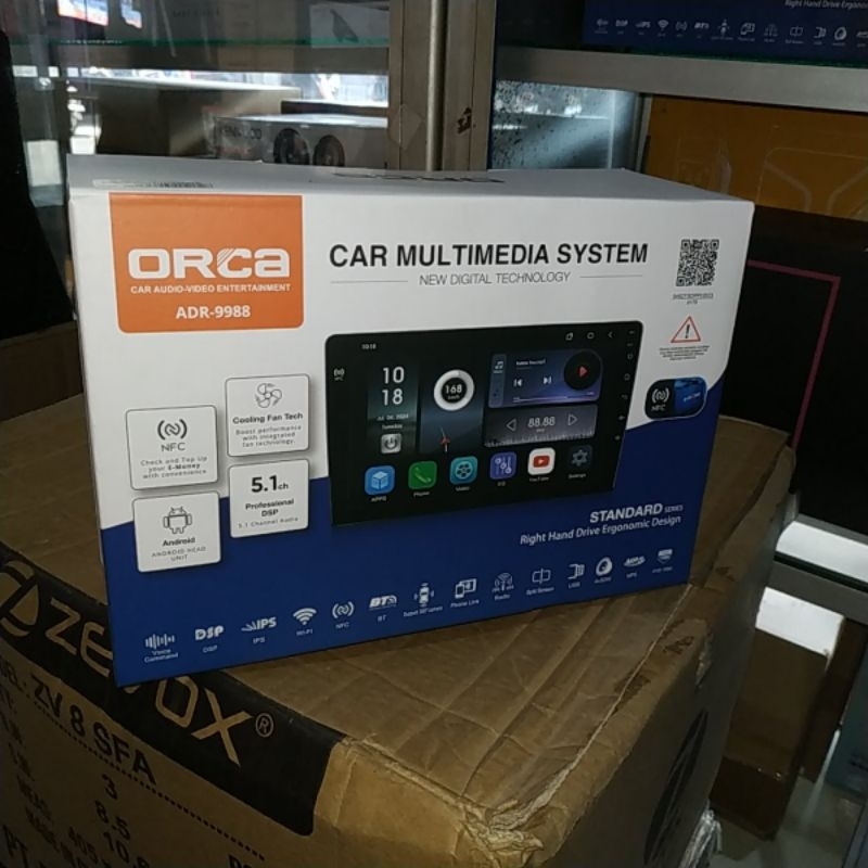 Head unit orca adr9988 standart series - tv android orca nfc -  orca ram 4 / 128 - 9 Inch