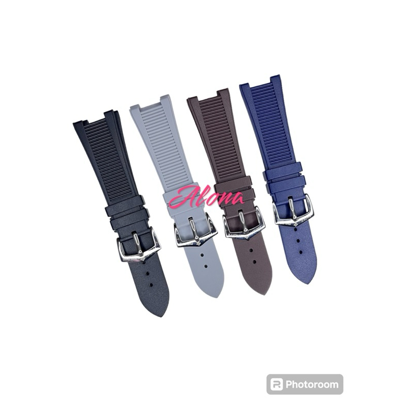 Strap Tali Jam Tangan Patek Philippe Nautilus Geneve 5711, Tali Jam Rubber Patek Philippe Emboss Buc