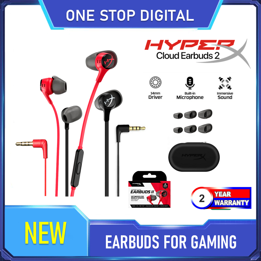 HyperX Cloud Earbuds II / Hyperx Cloud Earbuds 2 Gaming Earbuds with Mic