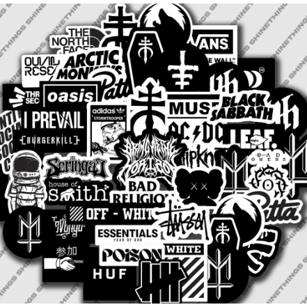 

stiker pack BRAND helm tumblr helmet music brand hype STICKER PACK MATERNAL