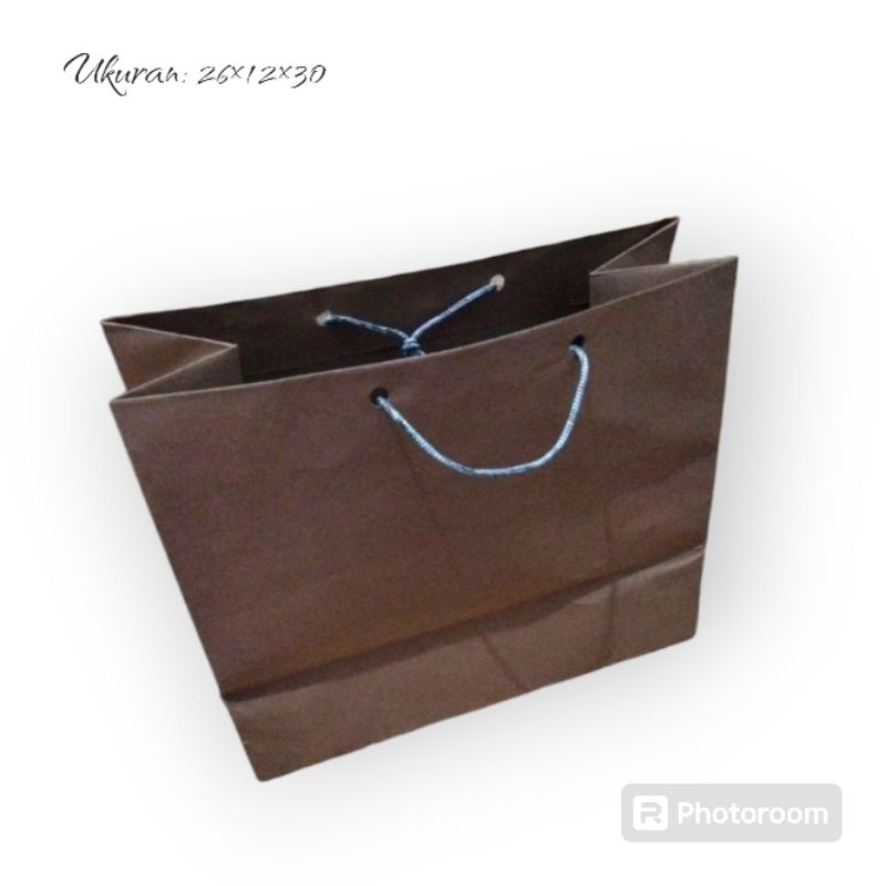 

Paperbag Ukuran 26×12×20 | Paperbag Polos | Paperbag Murah | Paperbag Souvenir
