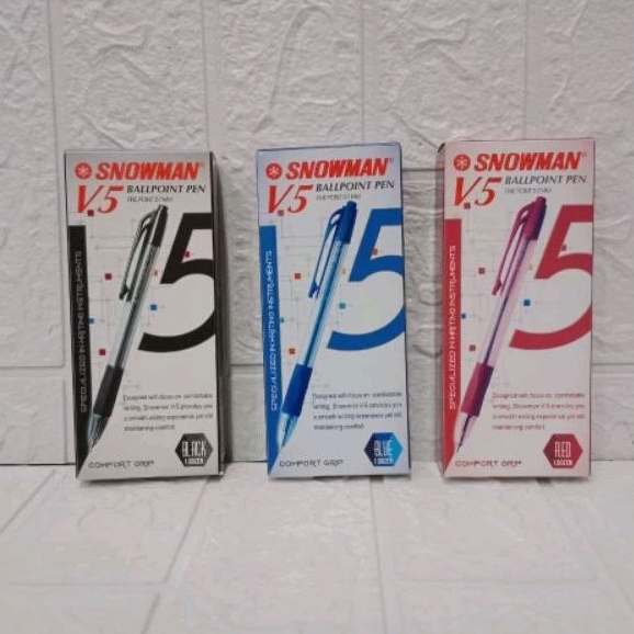 

Bolpen / Pulpen / Ballpoint Snowman V5 0.7mm