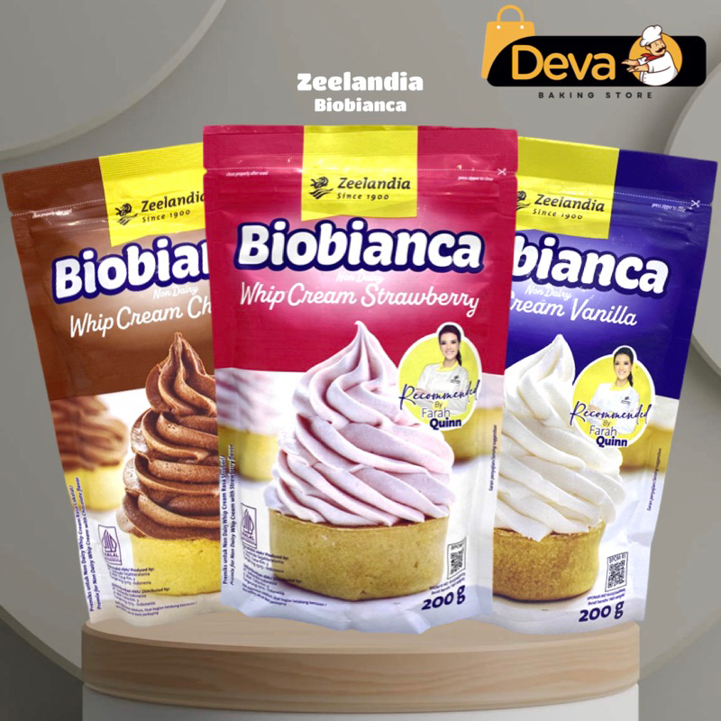 

Zeelandia Biobianca Whip Cream Powder 200gr